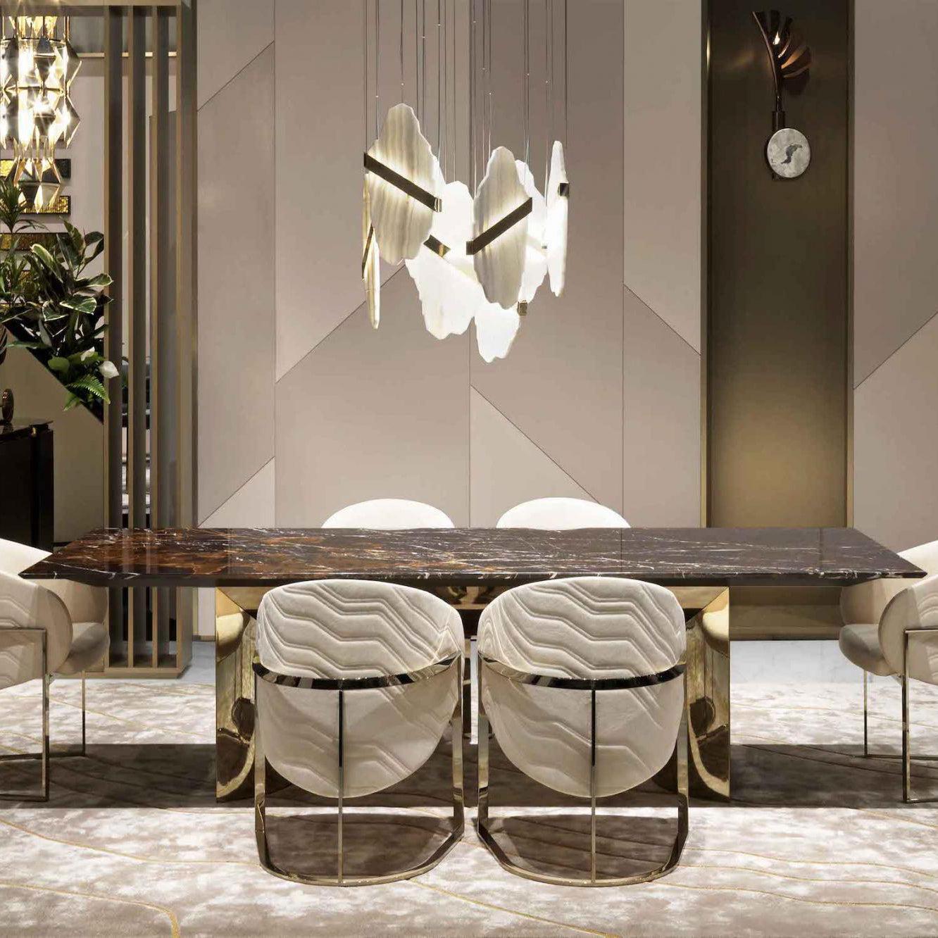 Rock Alabaster Chandelier - GILDLAMPS