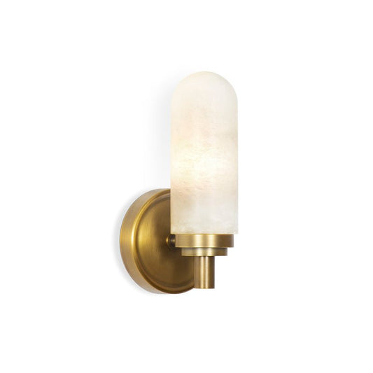 Salon Alabaster Single Sconce - GILDLAMPS