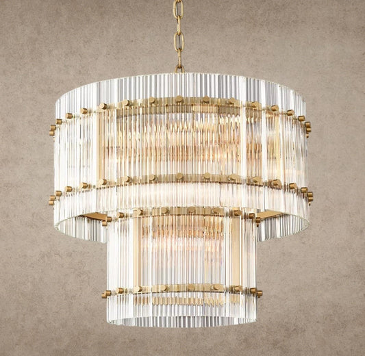 San Marco Two-Tier Round Chandelier 22 inch, 37 inch, 48 inch, 60 inch