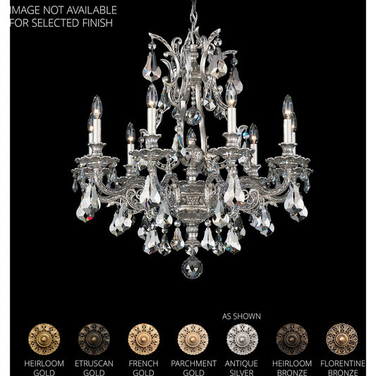 Saphie 9 Light Chandelier Heirloom Bronze Heritage - GILDLAMPS
