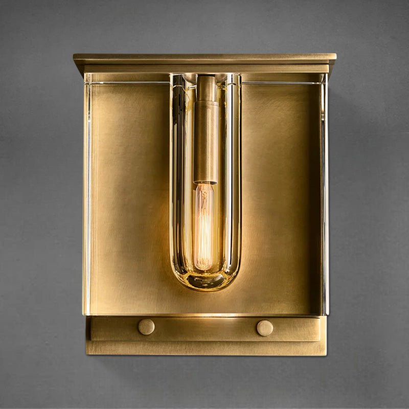 Savilen Cube Sconce 9" - GILDLAMPS