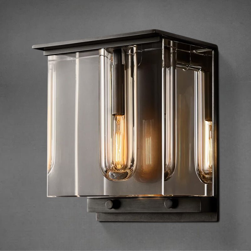 Savilen Cube Sconce 9" - GILDLAMPS