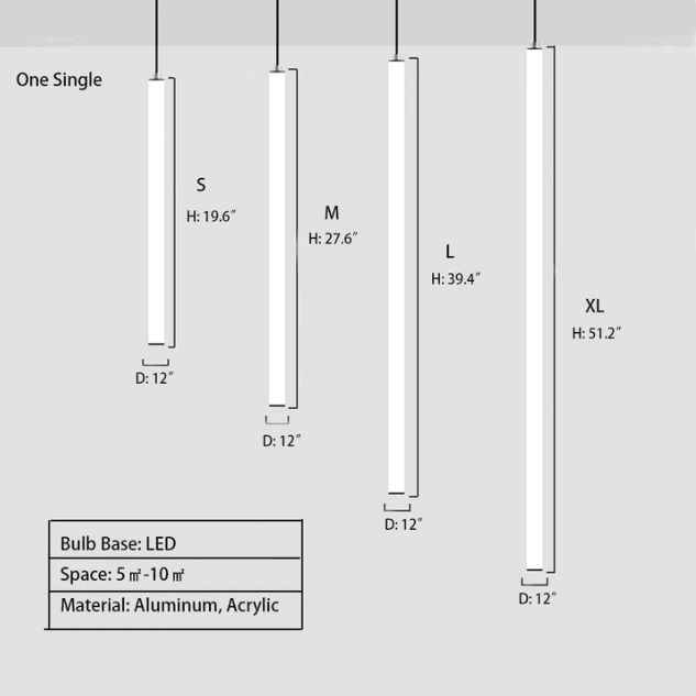 Scandinavia Minimalist White Pendant Light for Bedside/Dining Room/Staircase - GILDLAMPS