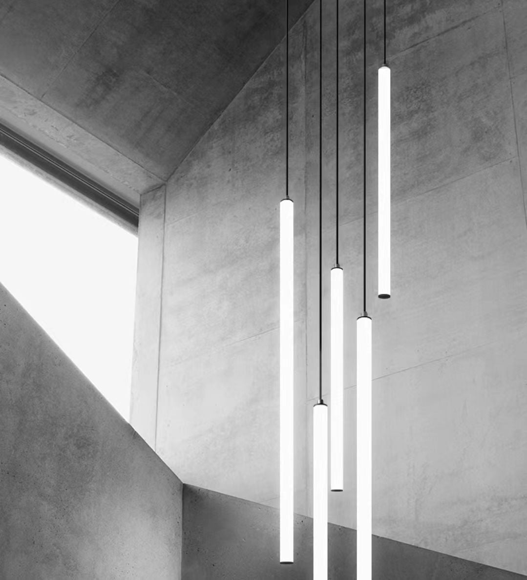 Scandinavia Minimalist White Pendant Light for Bedside/Dining Room/Staircase - GILDLAMPS