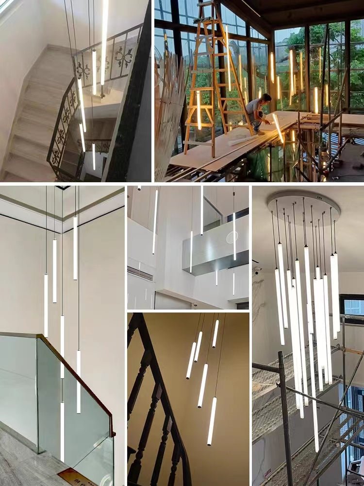 Scandinavia Minimalist White Pendant Light for Bedside/Dining Room/Staircase - GILDLAMPS