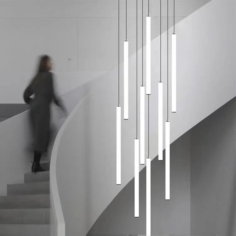 Scandinavia Minimalist White Pendant Light for Bedside/Dining Room/Staircase - GILDLAMPS