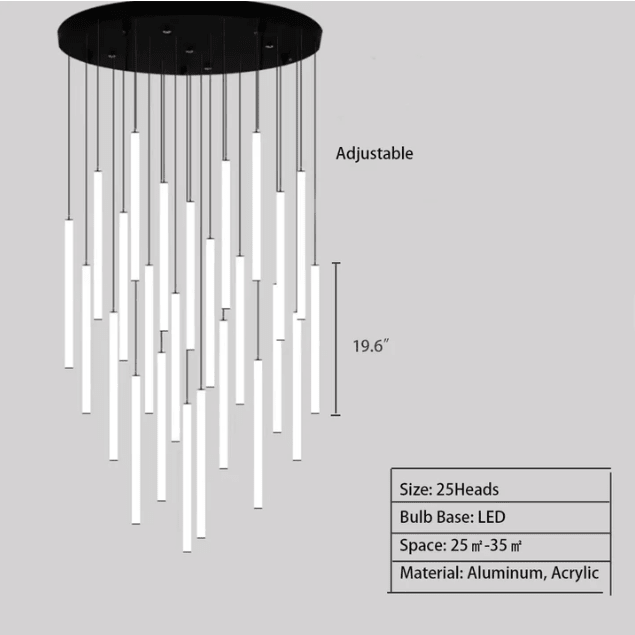 Scandinavia Minimalist White Pendant Light for Bedside/Dining Room/Staircase - GILDLAMPS