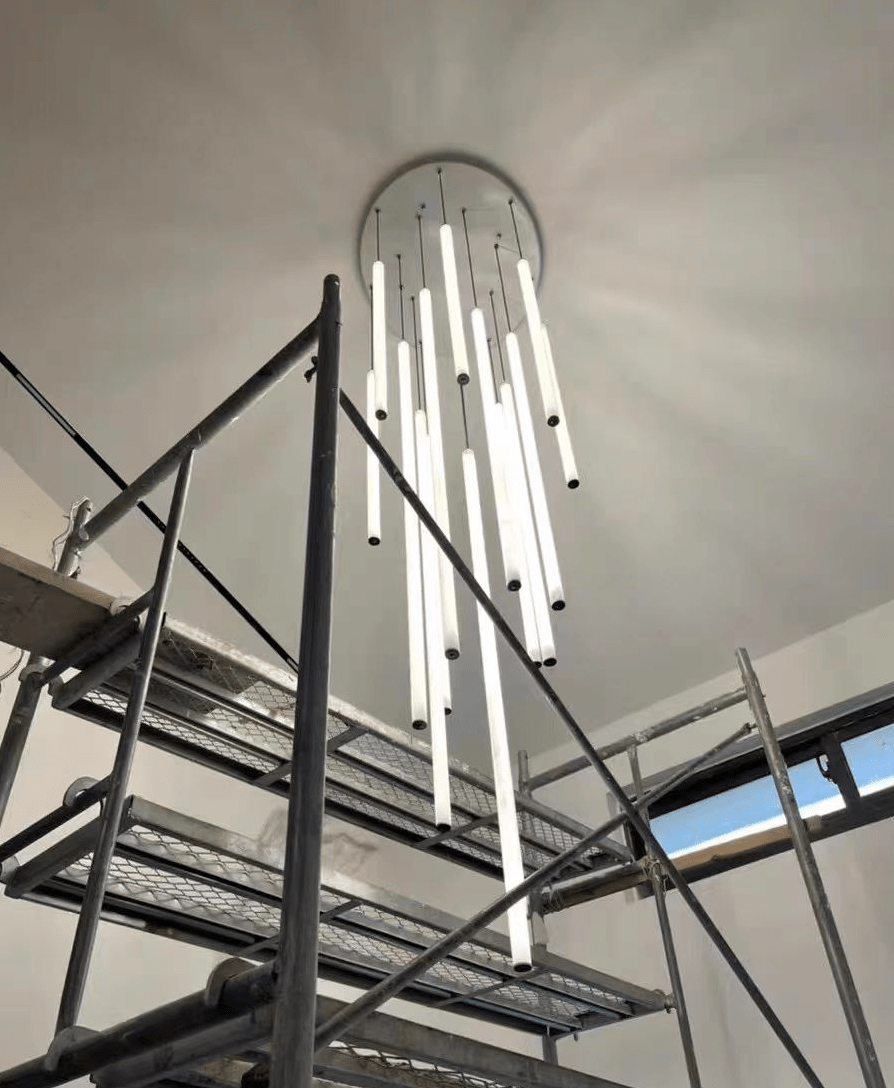 Scandinavia Minimalist White Pendant Light for Bedside/Dining Room/Staircase - GILDLAMPS