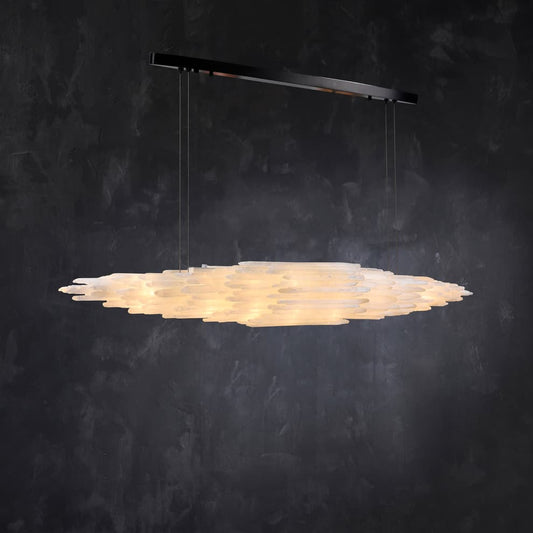 Selenite Medium Pendant - GILDLAMPS
