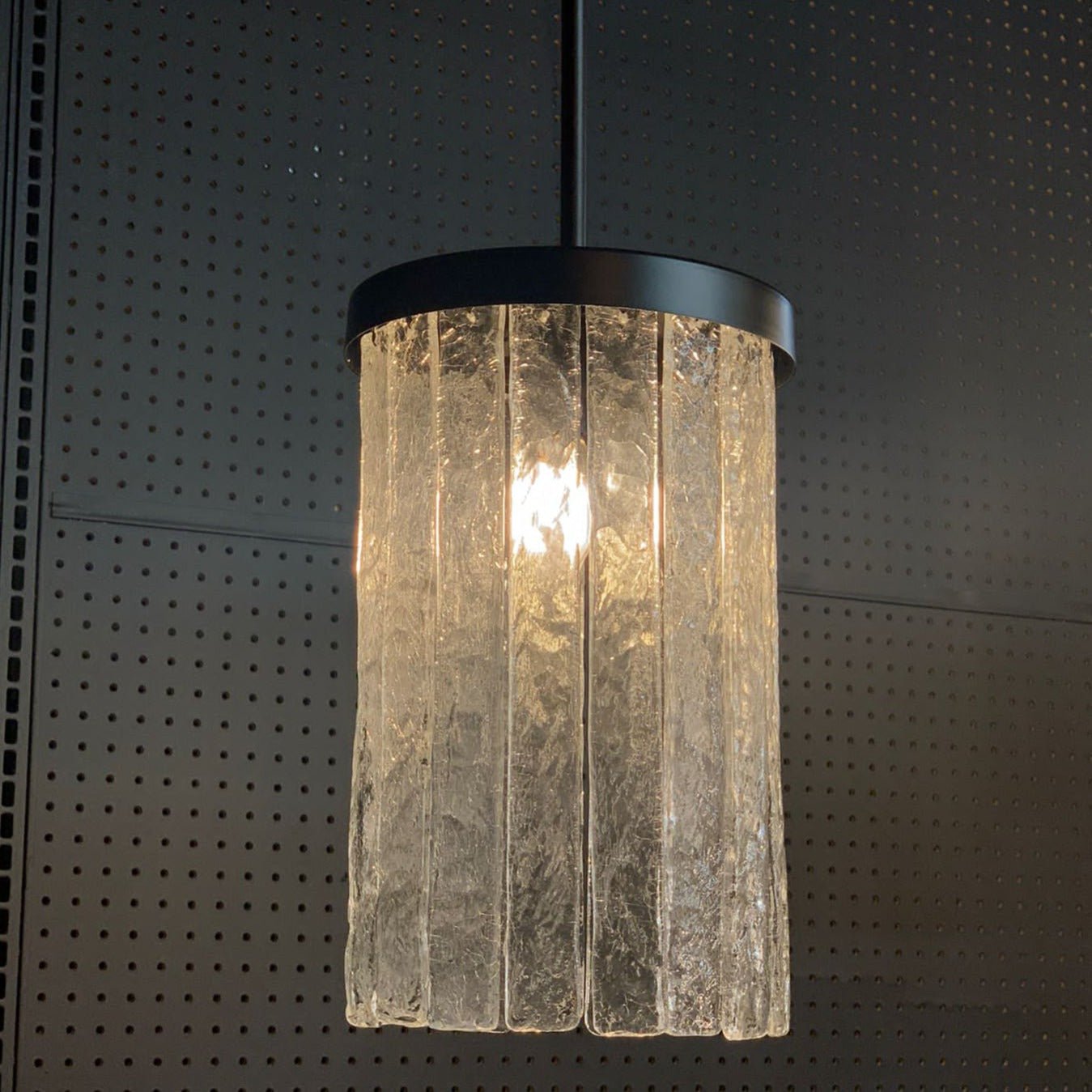 Seline Textured Glass Kitchen Island Pendant Light - GILDLAMPS
