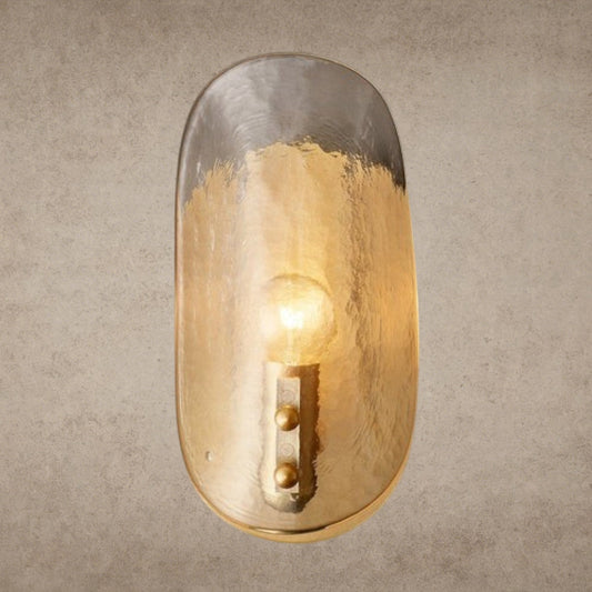 Shell Clear Glass Sconce - GILDLAMPS