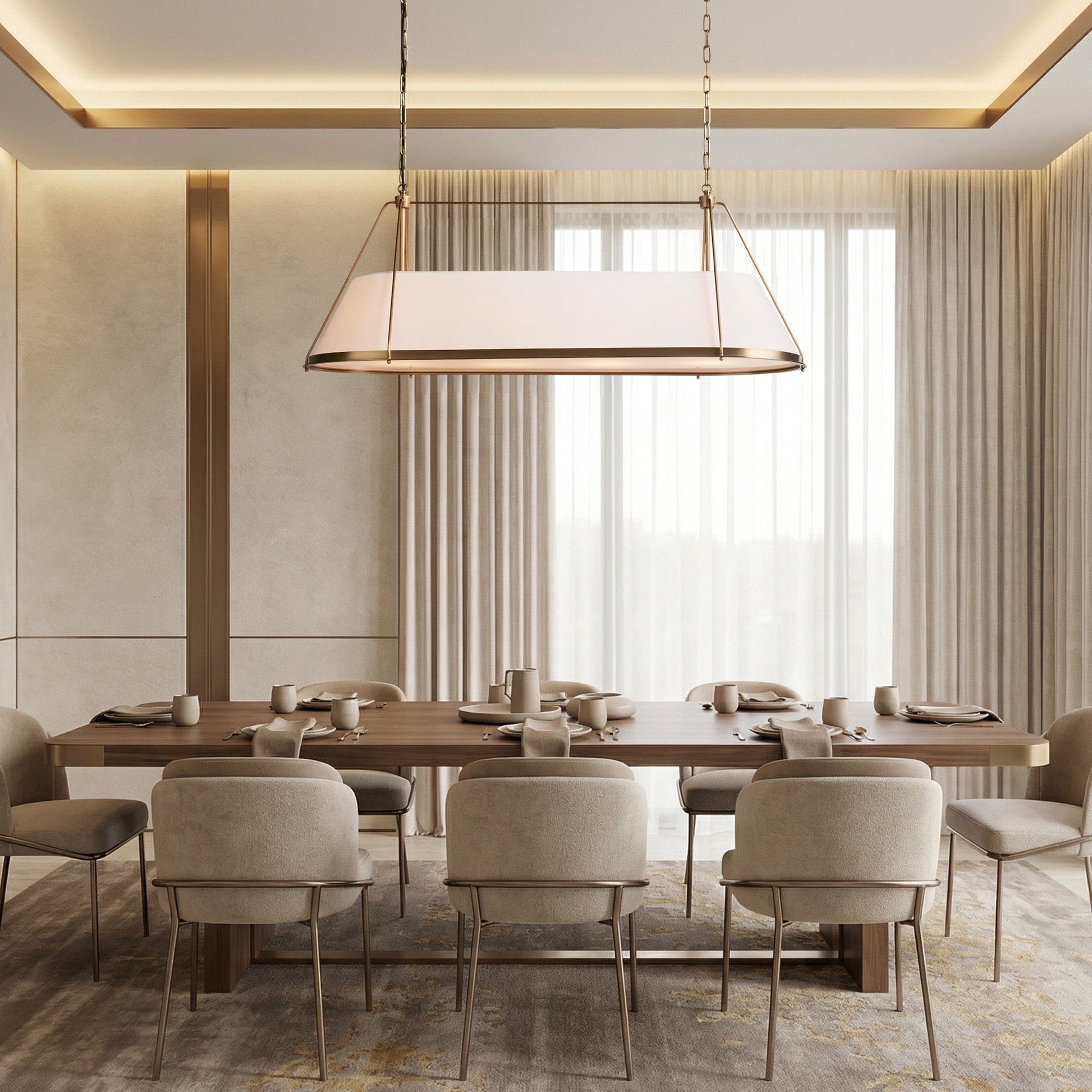 Shelton Linear Chandelier - GILDLAMPS