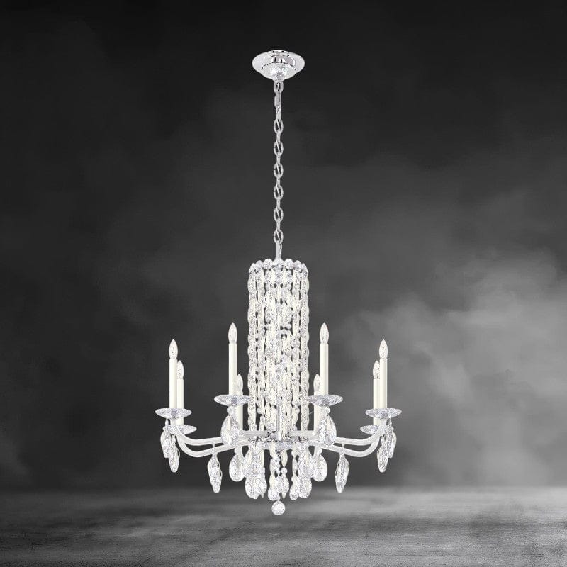Siena 8-light crystal chandelier30 inch