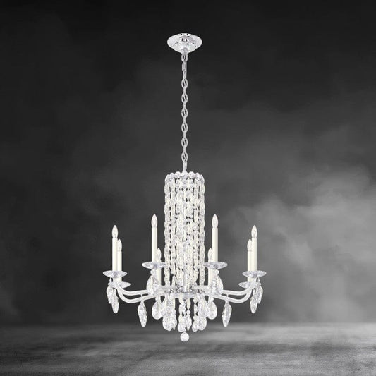 Siena 8-light crystal chandelier30 inch