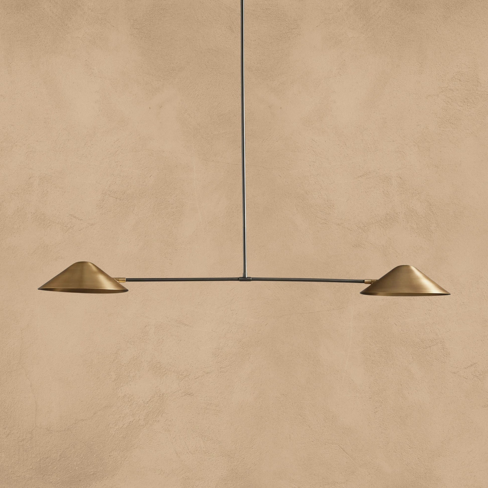 Simms 2-Light Linear Chandelier - GILDLAMPS
