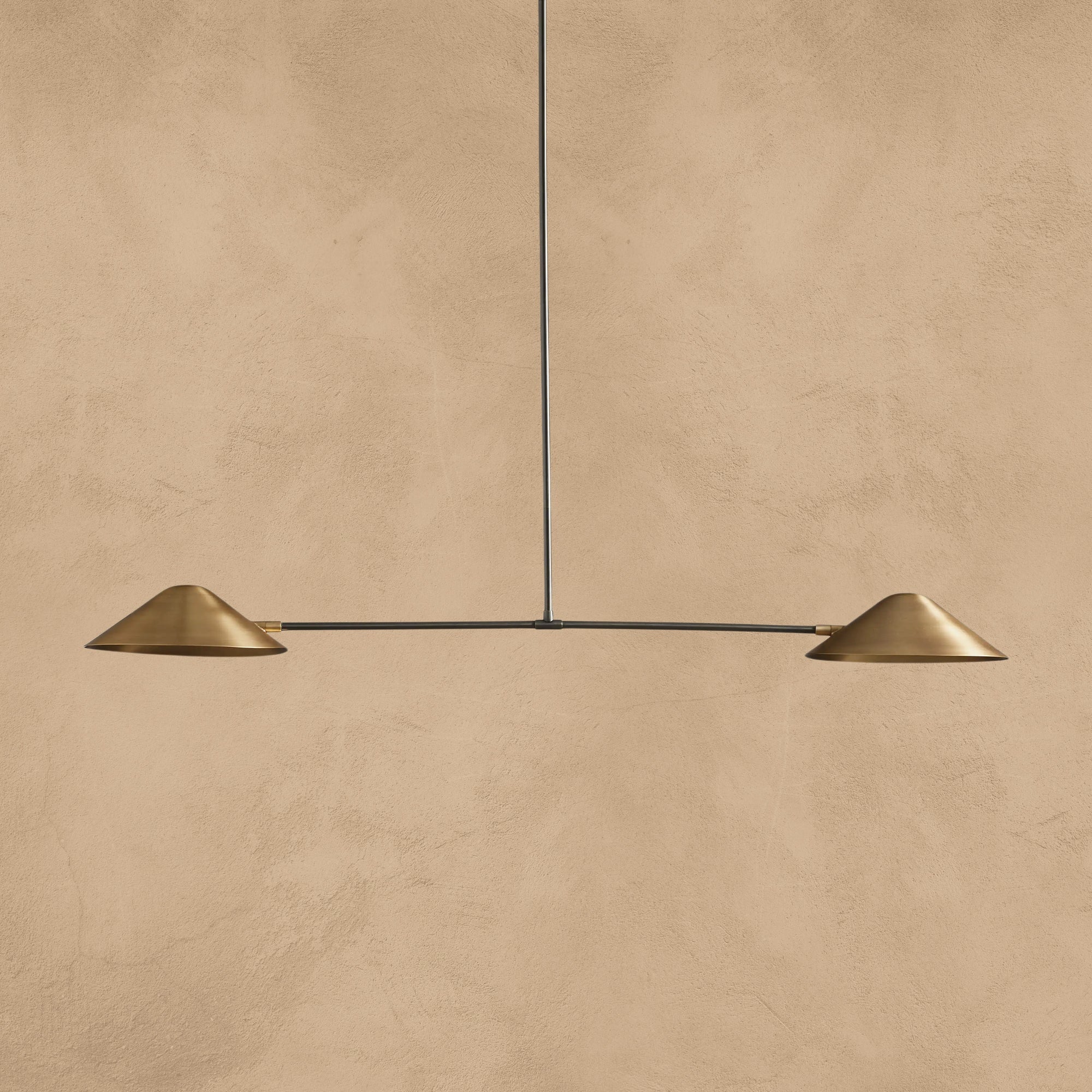 Simms 2-Light Linear Chandelier - GILDLAMPS
