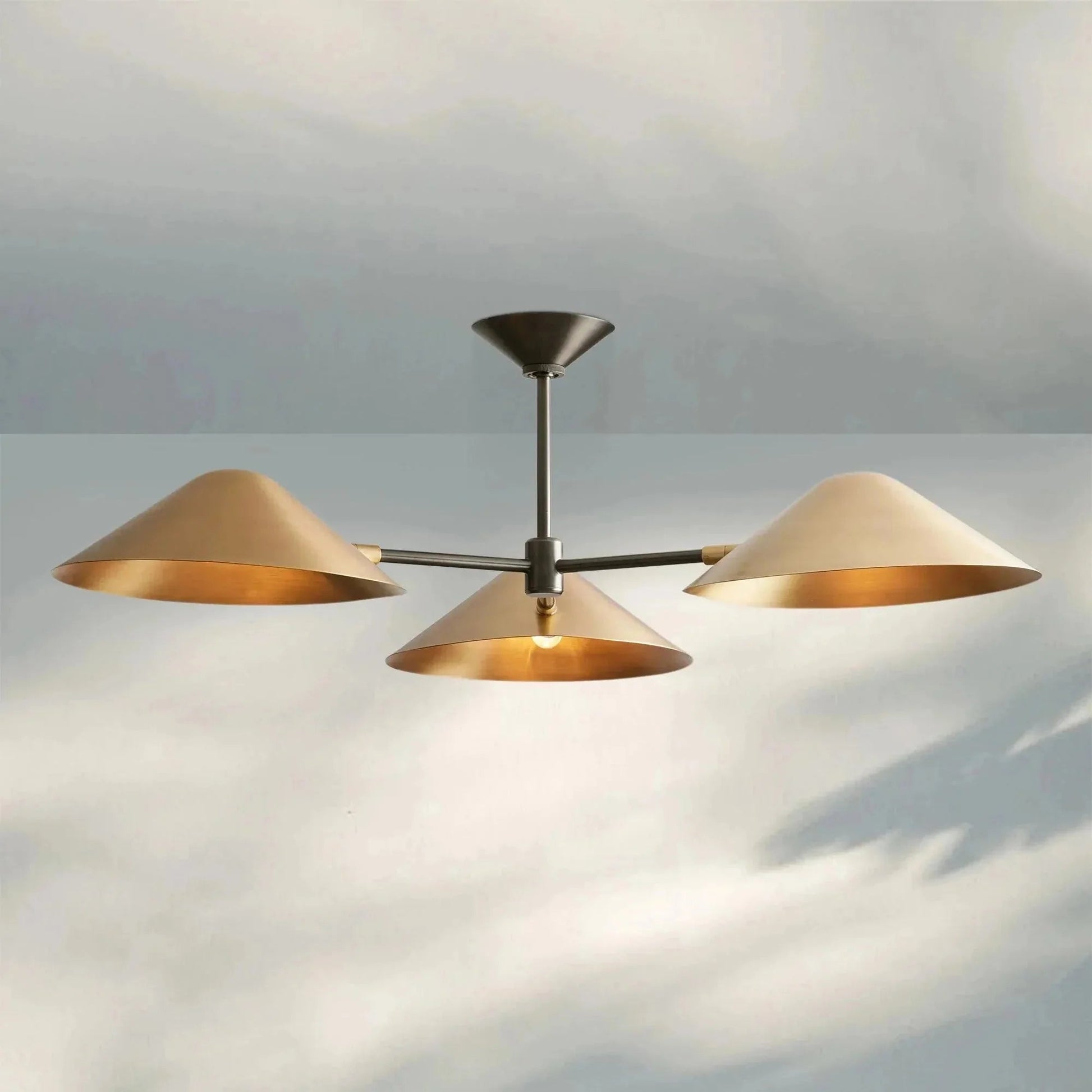 Simms 3 - Light Flush Mount - GILDLAMPS