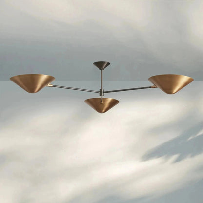 Simms 3 - Light Flush Mount - GILDLAMPS