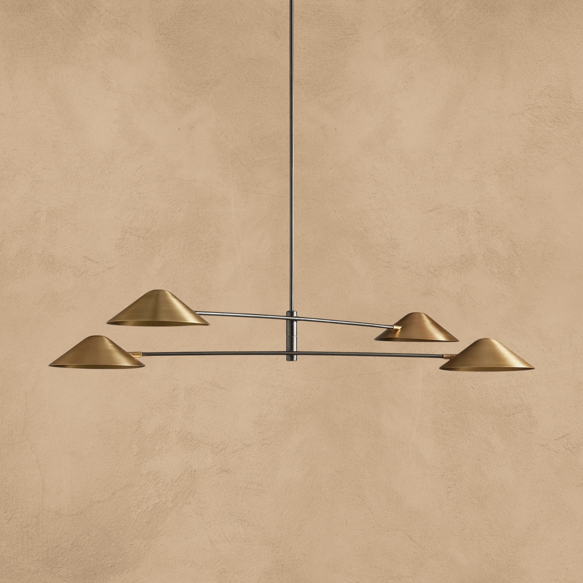 Simms 4-Light Linear Chandelier - GILDLAMPS
