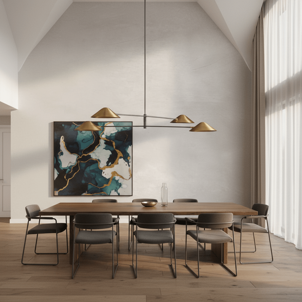 Simms 4-Light Linear Chandelier - GILDLAMPS