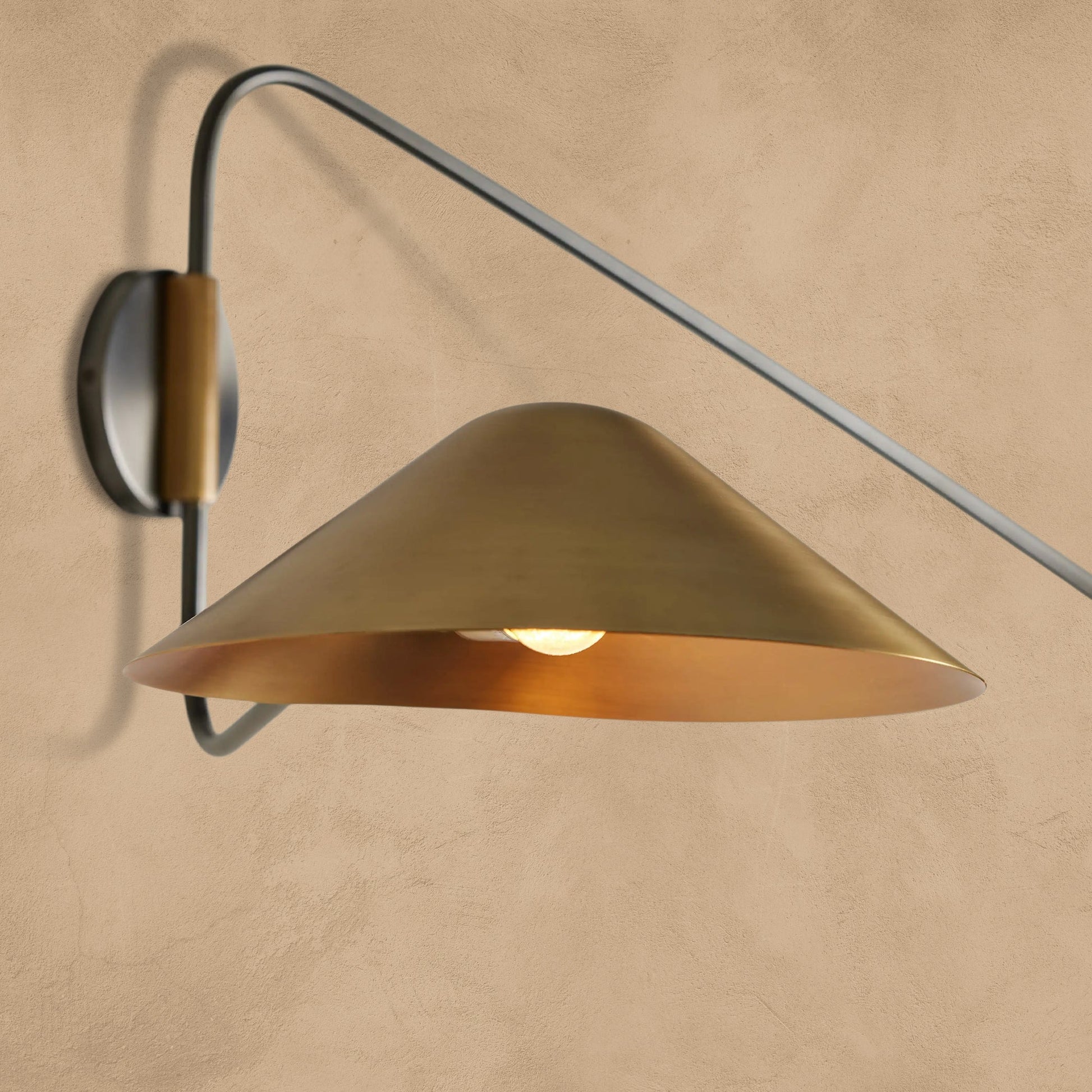 Simms Long Arm 2-Light Wall Sconce - GILDLAMPS