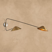 Simms Long Arm 2-Light Wall Sconce - GILDLAMPS