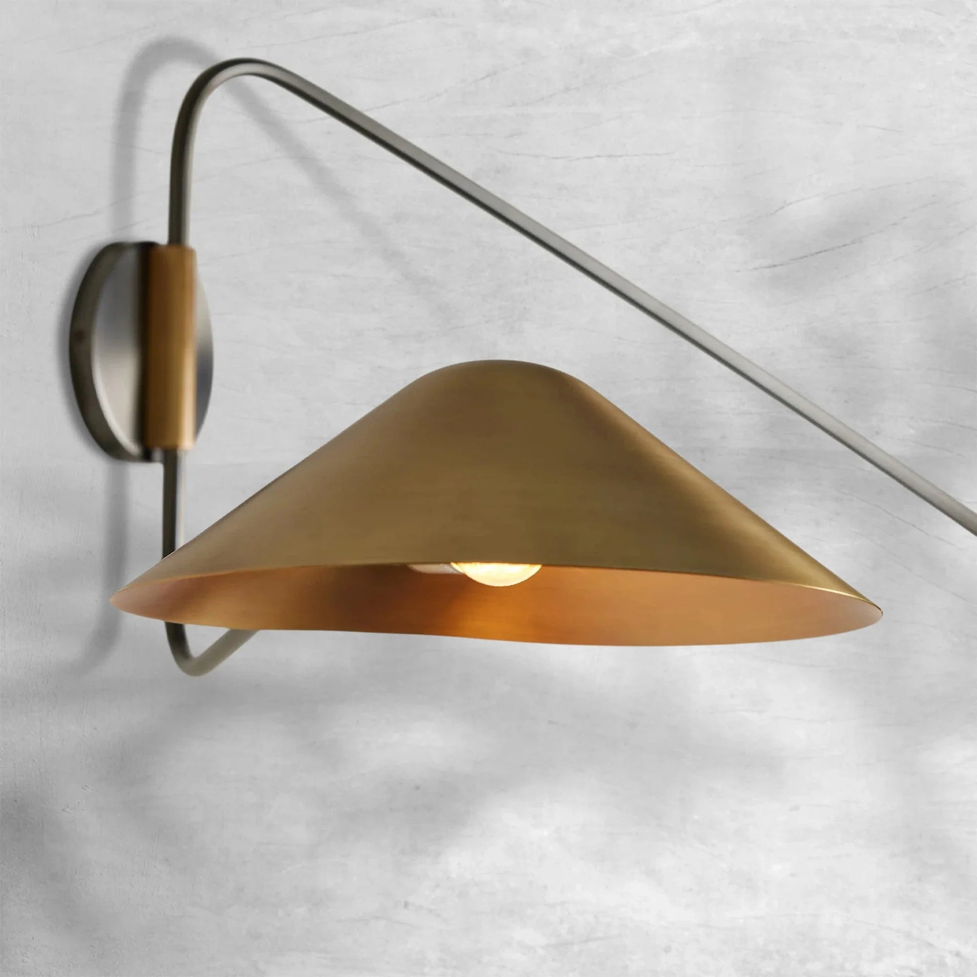 Simms Long Arm 2-Light Wall Sconce - GILDLAMPS