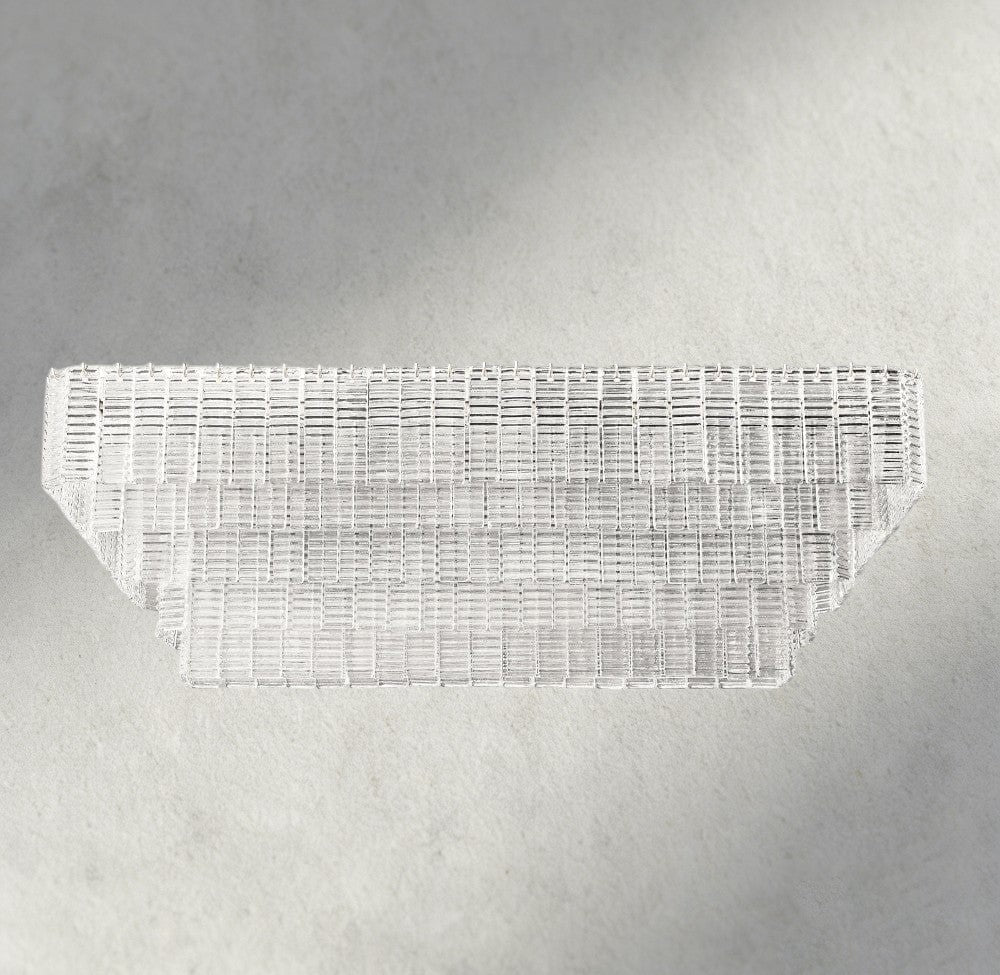 Siraue Clear Glass Rectangular Chandelier 59" - GILDLAMPS