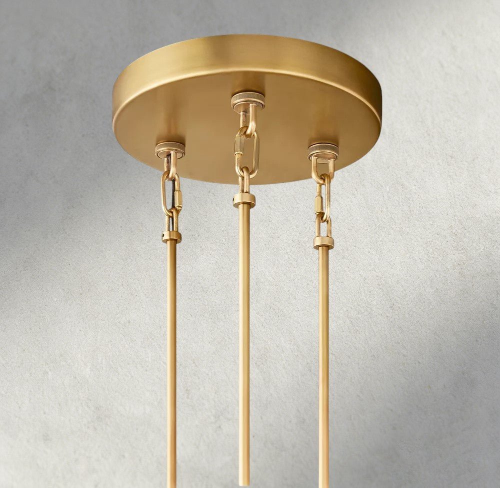 Siraue Smoke Glass Round Chandelier 41", 52", 65" - GILDLAMPS