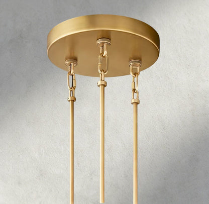 Siraue Smoke Glass Round Chandelier 41", 52", 65" - GILDLAMPS