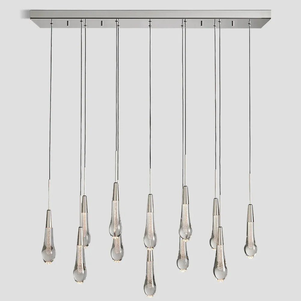 Solitaire Linear Chandelier 37'' 50'' 70'' 87" 120"W - GILDLAMPS
