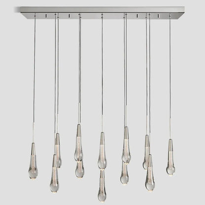 Solitaire Linear Chandelier 37'' 50'' 70'' 87" 120"W - GILDLAMPS