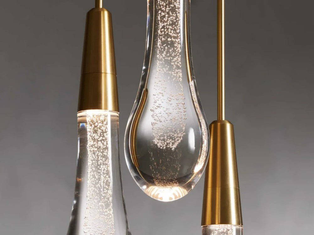 Solitaire Linear Chandelier 37'' 50'' 70'' 87" 120"W - GILDLAMPS