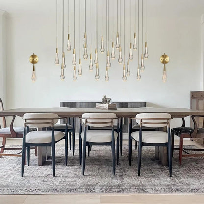 Solitaire Linear Chandelier 37'' 50'' 70'' 87" 120"W - GILDLAMPS
