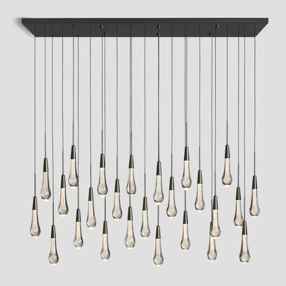 Solitaire Linear Chandelier 37'' 50'' 70'' 87" 120"W - GILDLAMPS