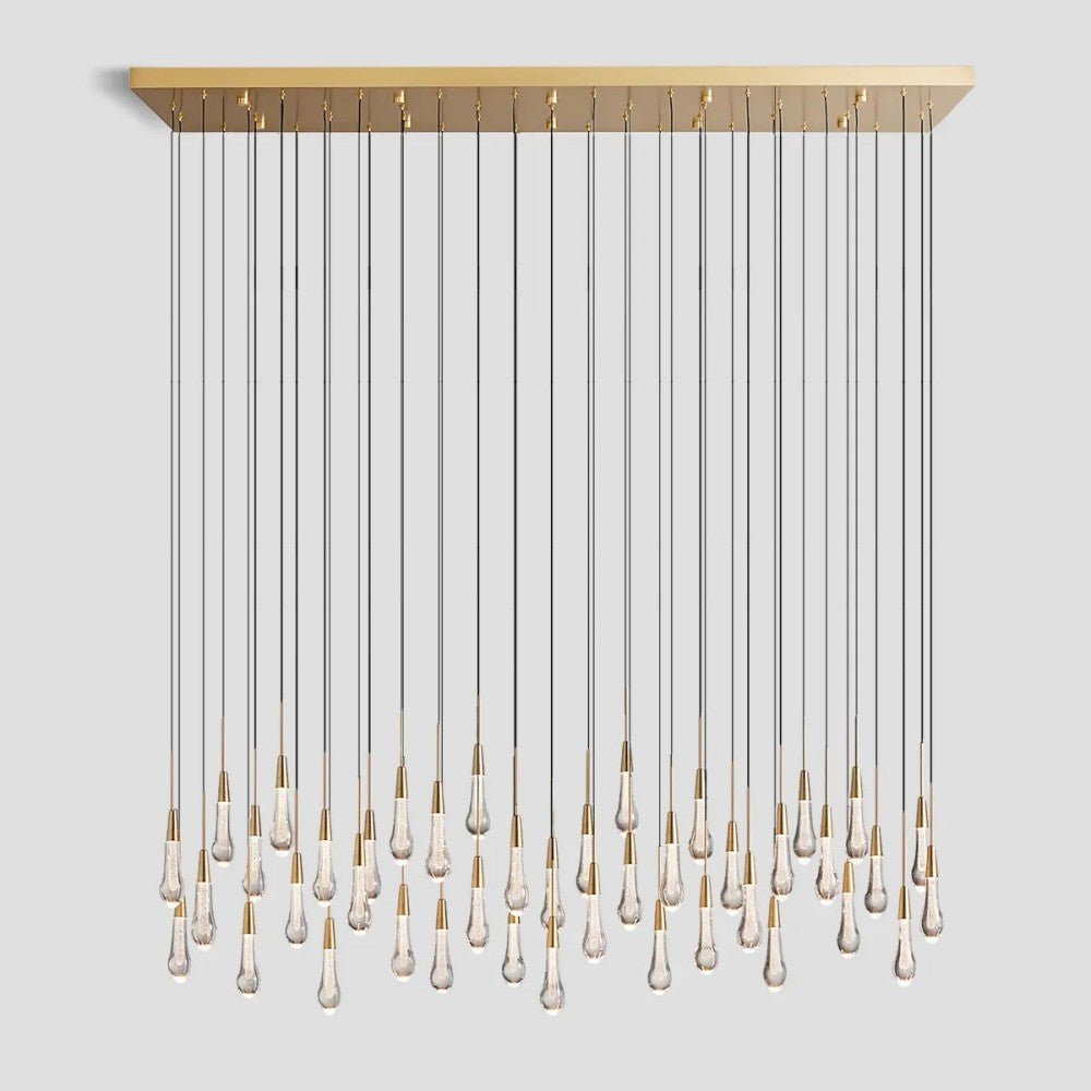 Solitaire Linear Chandelier 37'' 50'' 70'' 87" 120"W - GILDLAMPS