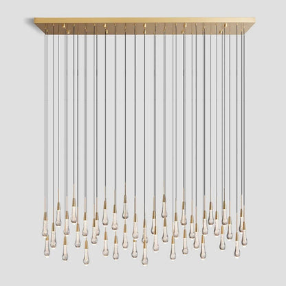 Solitaire Linear Chandelier 37'' 50'' 70'' 87" 120"W - GILDLAMPS