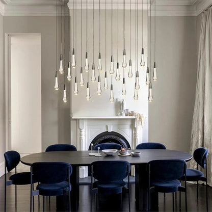 Solitaire Linear Chandelier 37'' 50'' 70'' 87" 120"W - GILDLAMPS