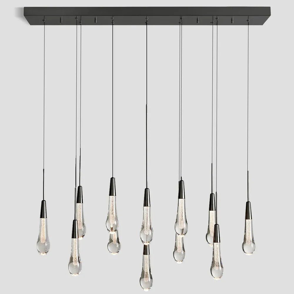 Solitaire Linear Chandelier 37'' 50'' 70'' 87" 120"W - GILDLAMPS