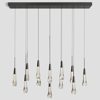 Solitaire Linear Chandelier 37'' 50'' 70'' 87" 120"W - GILDLAMPS