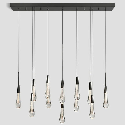 Solitaire Linear Chandelier 37'' 50'' 70'' 87" 120"W - GILDLAMPS