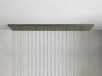 Solitaire Linear Chandelier 37'' 50'' 70'' 87" 120"W - GILDLAMPS