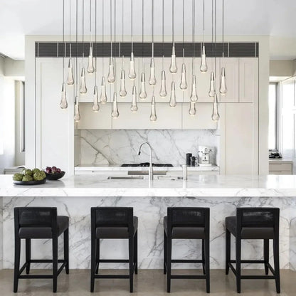 Solitaire Linear Chandelier 37'' 50'' 70'' 87" 120"W - GILDLAMPS