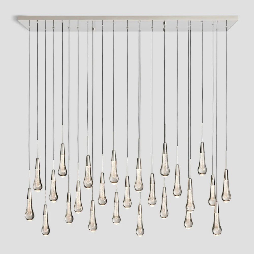 Solitaire Linear Chandelier 37'' 50'' 70'' 87" 120"W - GILDLAMPS