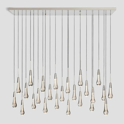 Solitaire Linear Chandelier 37'' 50'' 70'' 87" 120"W - GILDLAMPS