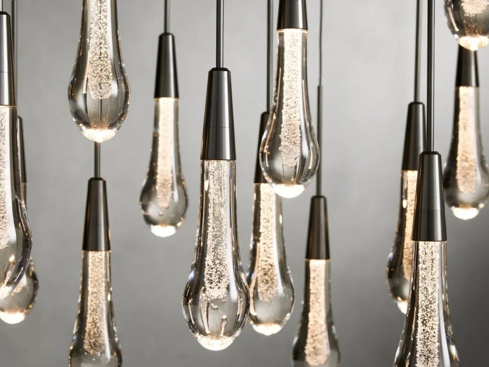 Solitaire Linear Chandelier 37'' 50'' 70'' 87" 120"W - GILDLAMPS