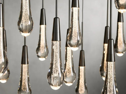 Solitaire Linear Chandelier 37'' 50'' 70'' 87" 120"W - GILDLAMPS