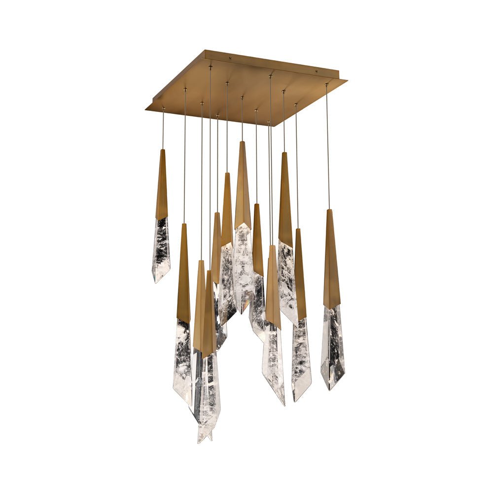 Solitude Square LED Multi Pendant Light - GILDLAMPS