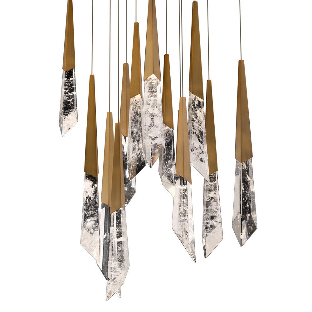 Solitude Square LED Multi Pendant Light - GILDLAMPS