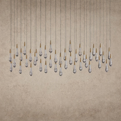 Soltaire Linear Chandelier 37 inch, 50 inch, 60 inch, 70 inch